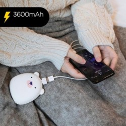 6X (Remax Usb Mini újratölthető kézmelegítő hőcsomagok, kincses mobil teljesítmény, L9D2