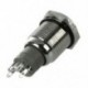 Nyomógombos kapcsolók Nyomógomb Nyomógomb 16mm 12V 3A kék metál TOP Y2T7