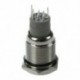 Nyomógombos kapcsolók Nyomógomb Nyomógomb 16mm 12V 3A kék metál TOP Y2T7