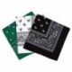 Királyi kék és ég kék és ... - 3 bandana Paisley férfi és nő készlet 57 x 57 cm H2G2
