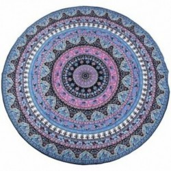 Kerek nyomtatás Bohém Mandala kárpit fali lógó piknik strand törölköző üres U5K6