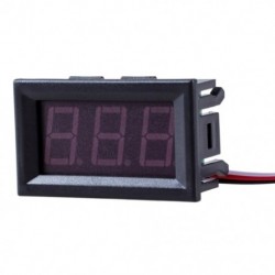1X (Mini voltmérő teszter Digitális feszültség teszt akkumulátor DC 0-30V piros autó I5X7