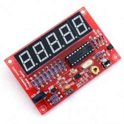 50 MHz-es kristály oszcillátor frekvenciaszámláló tesztelők DIY Kit 5 felbontású Di R1R2