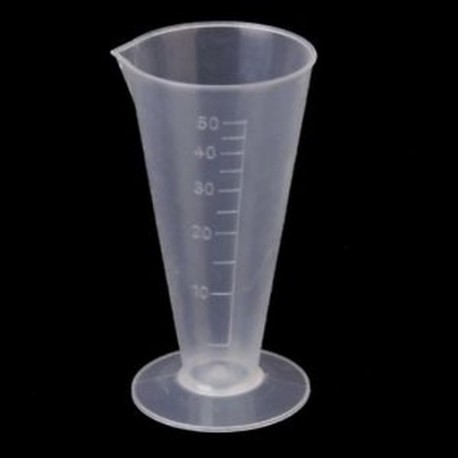 50ml konyhai laboratóriumi műanyag mérőpohár M9B6