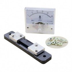 DC 0-50A analóg ampermérő ampermérő áramlap   50A 75 mV-os X6B9 shunt ellenállás