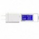 1X (USB biztonsági teszter, Digitális teljesítménymérő teszter multiméter áram és Vol F4O7