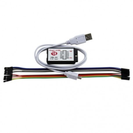 2X (Kingst La1002 Usb Logic Analyzer 24M maximális mintavételi sebesség, 8 csatorna, 10B mintavétel Y2K8