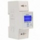 3X (Din Rail egyfázisú wattmérő energiafogyasztás Watt elektronikus energia W8W7