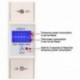 3X (Din Rail egyfázisú wattmérő energiafogyasztás Watt elektronikus energia W8W7