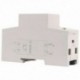 3X (Din Rail egyfázisú wattmérő energiafogyasztás Watt elektronikus energia W8W7