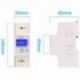 3X (Din Rail egyfázisú wattmérő energiafogyasztás Watt elektronikus energia W8W7