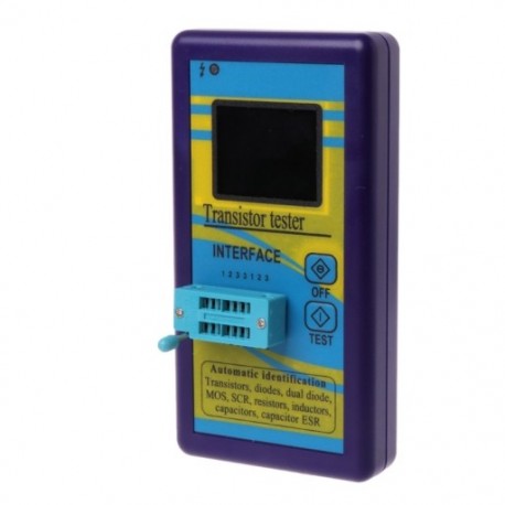 2X (M328 többcélú tranzisztor teszter diódás ellenállás ESR kapacitás Lcr K2Q6