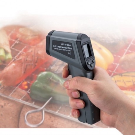 4X (DT-8500 LCD digitális infravörös hőmérő hőmérsékletmérő pont -50 ~ S2U5