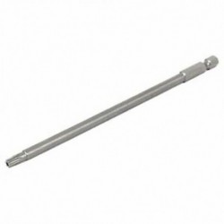 1/4 hüvelykes Hex szár 4 mm-es tipp T25 Torx biztonsági csavarhúzó bit, szürke Q5A5