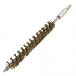12 mm átmérőjű fém kerek huzalcsőtisztító kefe 16 cm hosszú arany hangon N4K5 A8H6