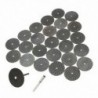 25 PCS 32 mm-es műgyanta vágókorong-készlet készlet   1 tüske az M9V6 forgószerszámhoz