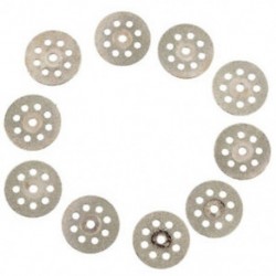 10 darabos Mini 22 mm-es gyémánt daraboló korongos fűrészlap fúrólap M6G9
