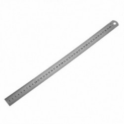 Rozsdamentes acél 16 hüvelykes egyenes vonalzó mérőkészlet metrikus 40cm K3B6 X7J4