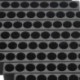 10 db 12-lyukú csavarhúzó bittartó doboz blokk fekete hat szög 6.35mm H Q2F7