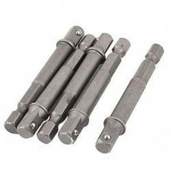 1/4 hüvelykes szárú hexa meghajtó bitteljesítményű fúrócsatlakozó adapter 5db B8W3