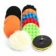 11 db 3 &quot -es ostya puffer polírozó betét készlet Z2K3 autópolírozóhoz Q3C0 W7R3 M2H7