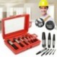8 db / készlet sérült törött csavarok elszívó fúrófejek D6V7 Easy Out Remover Center