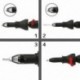 Szegecs-pisztoly szegecses szerszámkészlet Elektromos szegecs anya-pisztoly fúró adapter készlet Rivetin N3B5