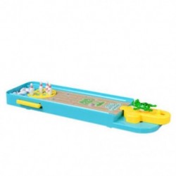 4X (Gyerek Mini asztali bowling játék, vicces, beltéri szülő-gyermek interaktív M6W9 játék