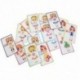 4X (MWZ mágneses puzzle gyerekeknek fából készült puzzle tábla doboz darab játékok caB1U3