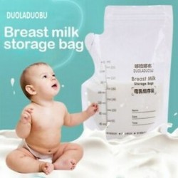 6X (30 db 250 ml-es hordozható bébiétel-tároló melltartó tej tároló táska O6H1