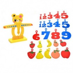 2X (Baby Balance Mérlegek Játékszámok Gyümölcs Intelligencia Bear Emoji Kids Puzz C2S7