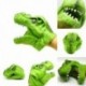 Intelligens analóg 3D-s dinoszaurusz kézi báb puha gumi dinoszaurusz Jurassic Green Ty X8P5