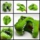 Intelligens analóg 3D-s dinoszaurusz kézi báb puha gumi dinoszaurusz Jurassic Green Ty X8P5