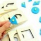 4X (matematikai játékok fa geometriai alakjának betétkészlete / 10 db korai gyermekkorban Educatio X9C4