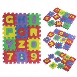 36 db Baba gyerek szám ábécé hab puzzle hab hab matematika oktatási X1Y4