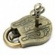 Szüreti fém öntött God Lock Key Puzzle játék Iq &amp  Eq Mind Brain Teaser Leves Játék X9X2
