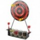 2X (Mini ivójáték Dart Shot Party játékok Rulett bár játék 4 üveg H7P4-vel
