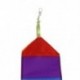 Super Nylon Stunt Kite farok szivárvány vonal sárkány kiegészítő gyermekjáték R2T1