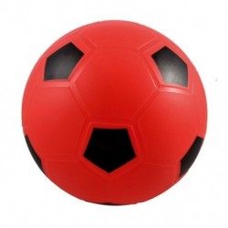 SODIAL (R) 5,5 hüvelykes felfújható, piros, piros labdarúgás foci játék gyerekeknek U4D6