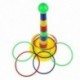 Színes Hoopla gyűrű dobás öntött kör készlet oktatási játék puzzle játék gyerekeknek Q1C1