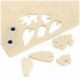 2X (3D-s fa bagoly puzzle, faragvány gyerekeknek játékmodell DIY szerkezet B3N9