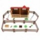 6X (Szimulált homokasztalos jelenetmodell a Farm Ranch House játékkészlet gyerekeknek az R6L4-ben