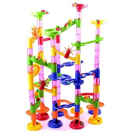 4X (105 db szórakoztató építési DIY márványverseny a Labyrinth Balls G9L2 versenyből)