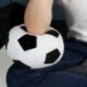 Labdarúgás labda dobás párna töltött puha plüss játék totyogó kisfiú V7V9