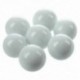 1X (10 db-os gömböcskék 16 mm-es üveggömbökből) Knitter üveggömbök dekorációs színe n K7F3
