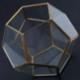 4X (üveg Pentagon geometriai terrárium tartály ablakpárkány dekoráció virág PoF1J9