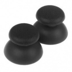 2X (2 x Mini Joystick vezérlőpálca PS3 fekete nagy lyukhoz N4A7)