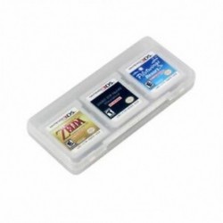 1X (Tiszta 6 az 1-ben játékkártya tárolódoboz-doboz a Nintendo 3DS XL LL O5O6-hoz)
