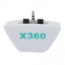 Fülhallgató fülhallgató mikrofon adapter átalakítója az xbox 360 fehér J4O9 készülékhez