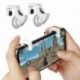 Tűzcím gomb Kiegészítő kulcsfontosságú telefonjáték Gamepad fogantyútartó markolattartó PUBG E7V6